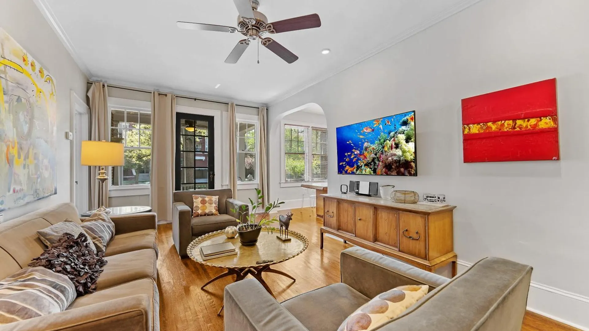 Luxurious Myers Park Living With Screened Porch Charlotte